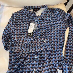 Truth button down shirt NWT